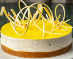 Citron-lakrids cheesecake