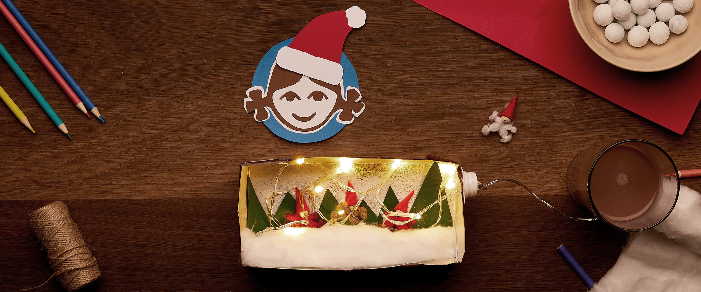 Nisselandskab med Matilde karton