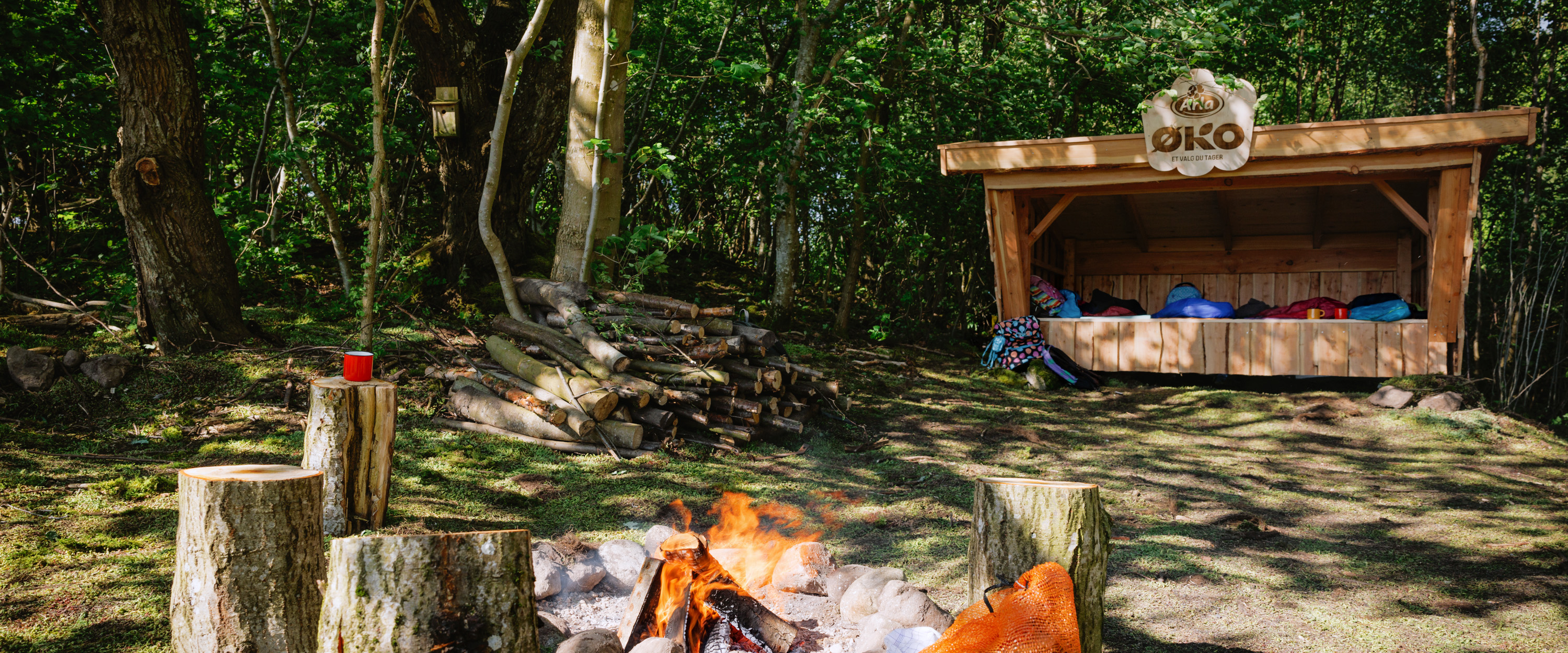 Her finder du en oversigt over vores Arla® ØKO shelters