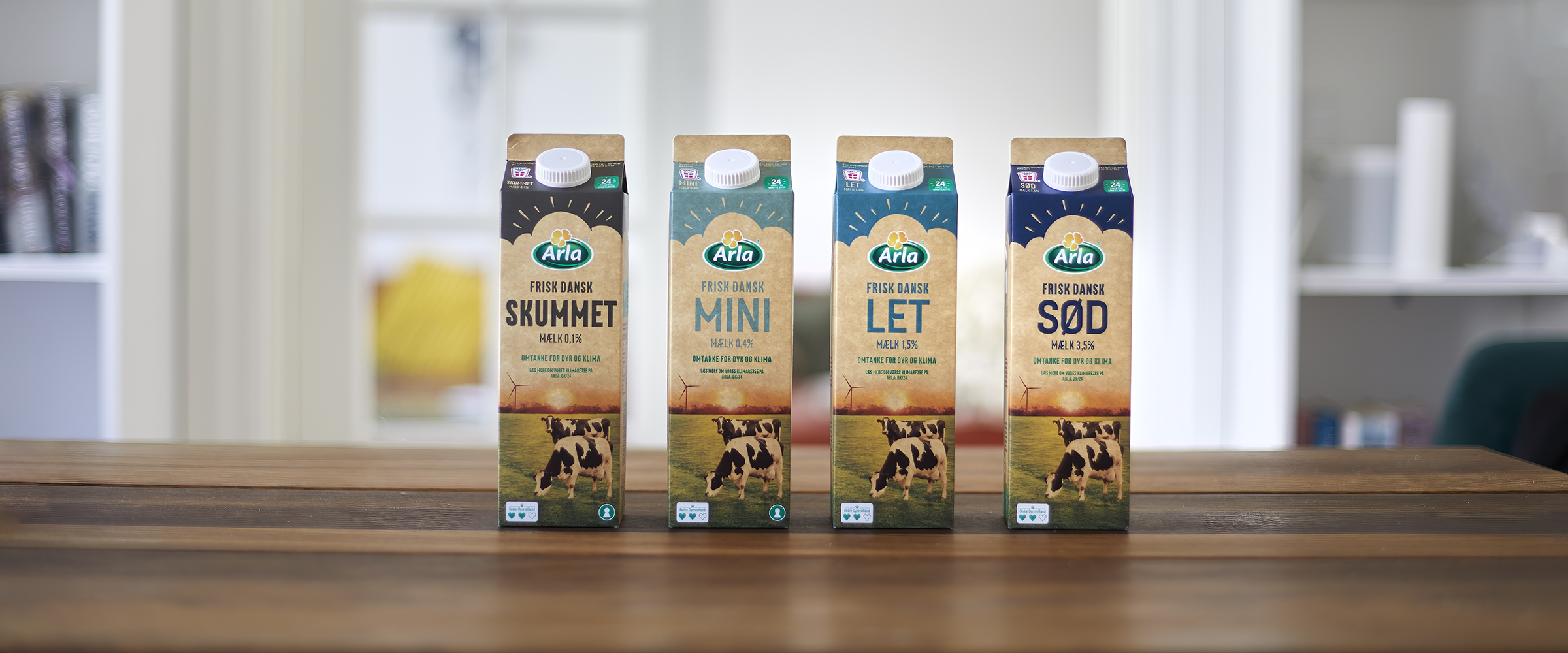 Arla 24 mælkekartoner