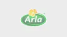 Arla logo på grå baggrund