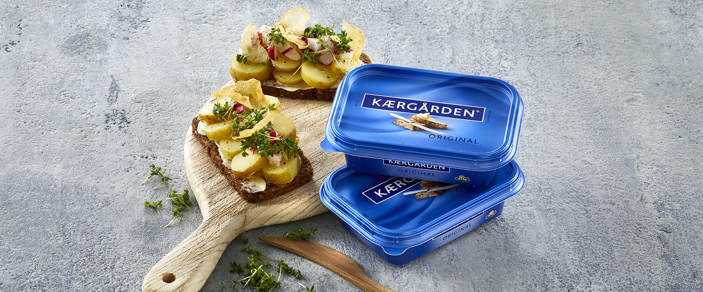 Kartoffelmad med Kærgården smørbar