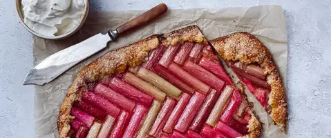 Rabarbergalette