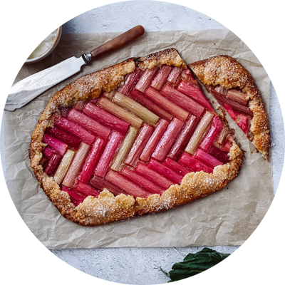 Rabarbergalette