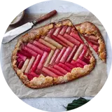 Rabarbergalette