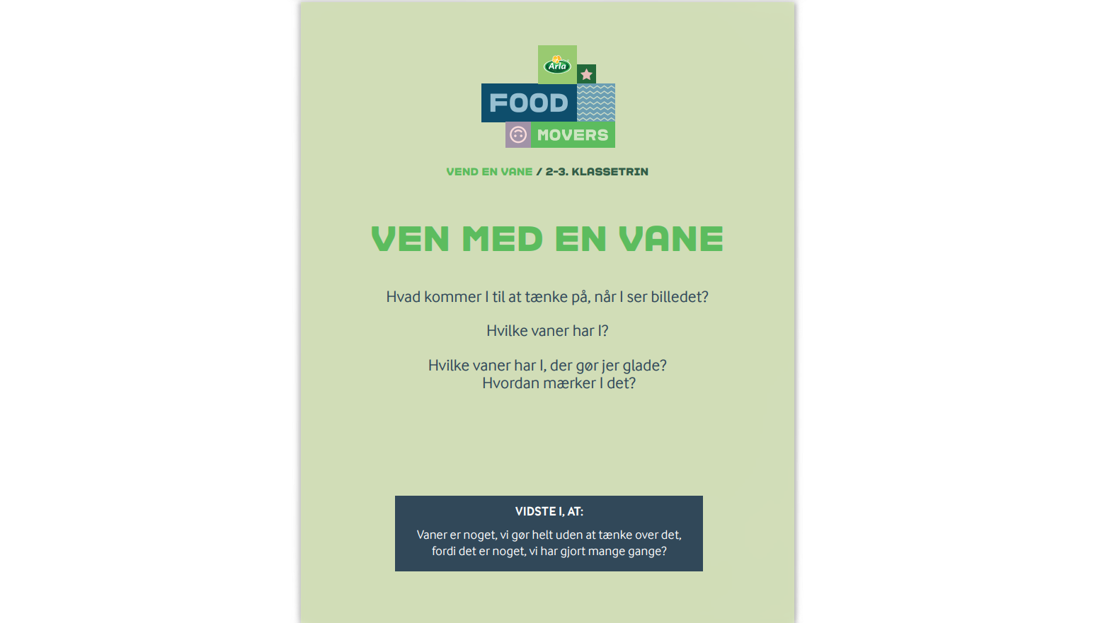 Klasse-talks 2. – 3.