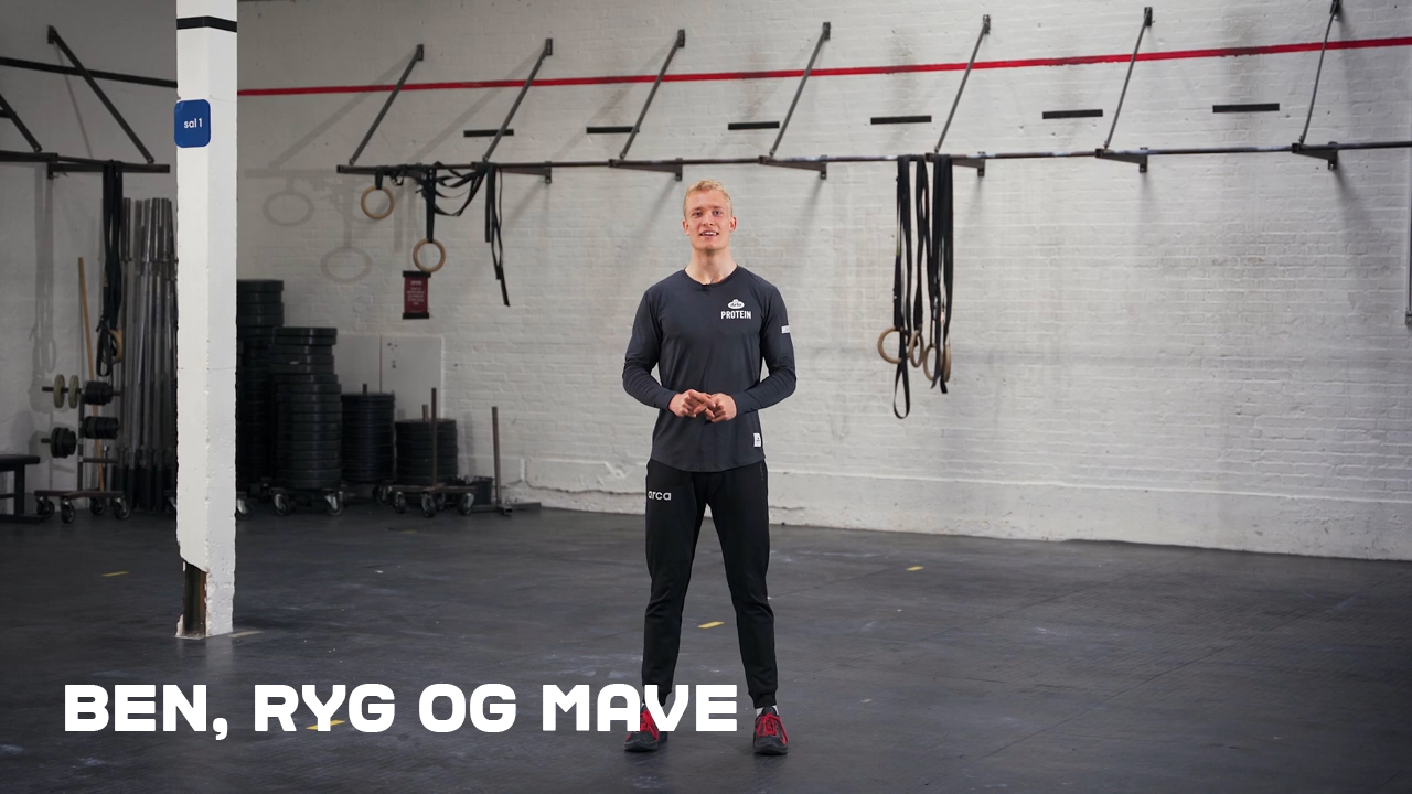 Tæningsvideo til ben, ryg og mave