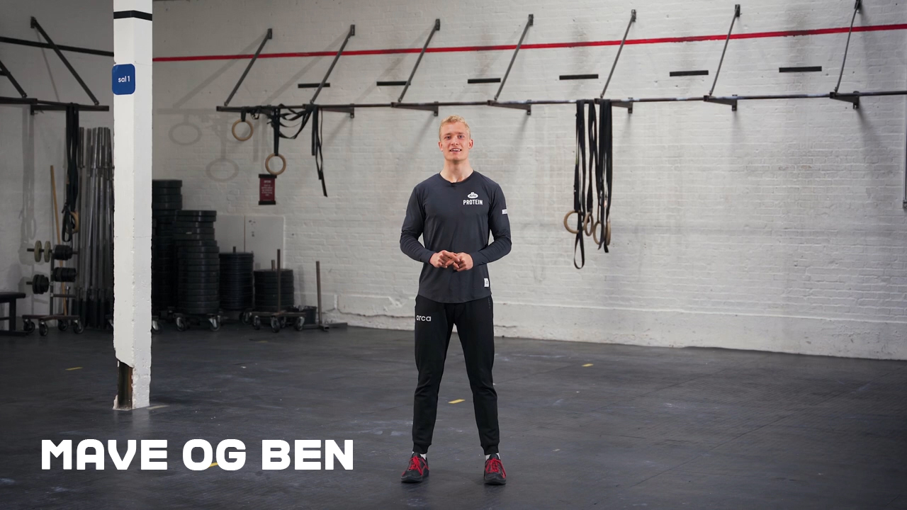 Tæningsvideo til mave og ben