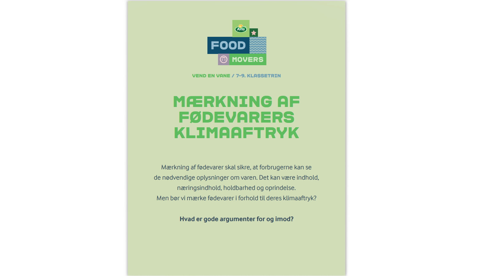 Klasse-talks 7. – 9.