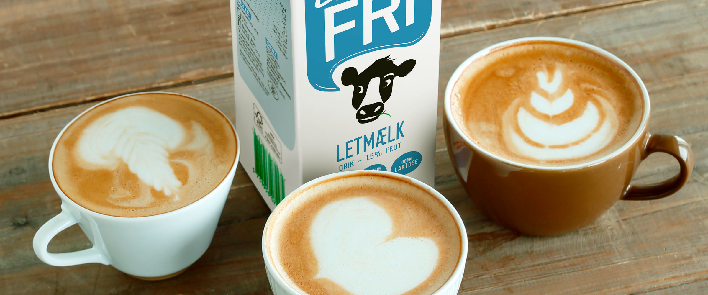 Ingen laktose. Stadig mejeri