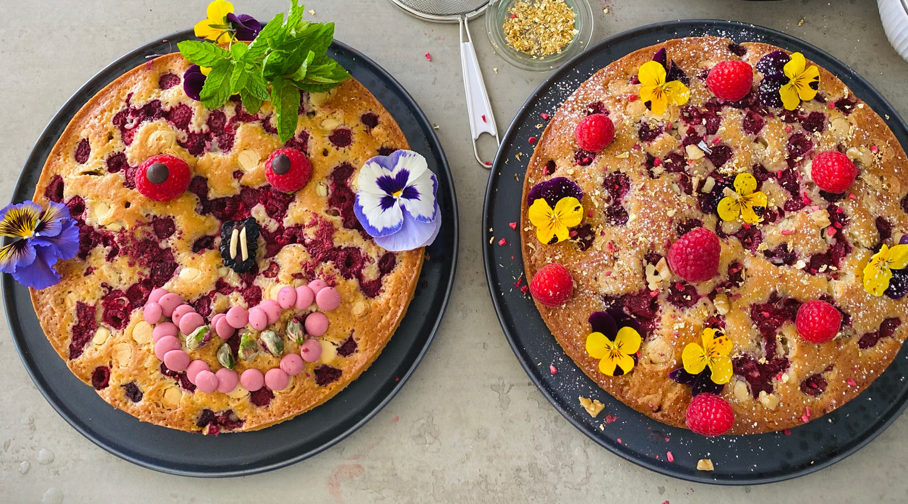 Nem kage med valgfrit fyld