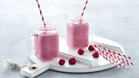 Hindbærsmoothie