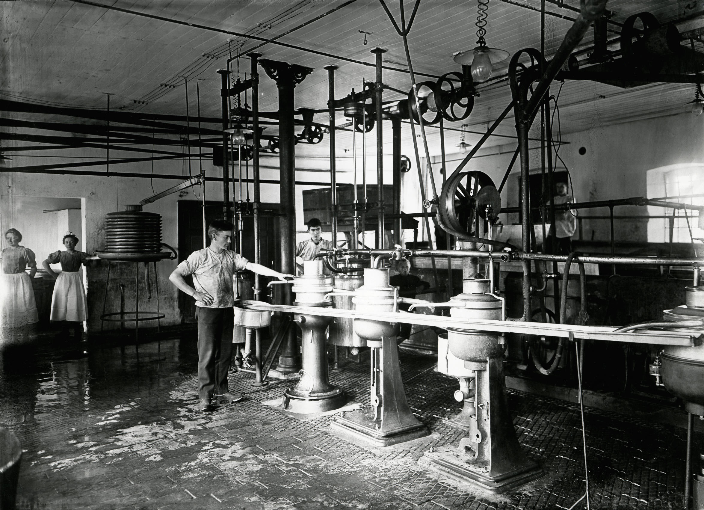 Den spæde start fra korn til smør