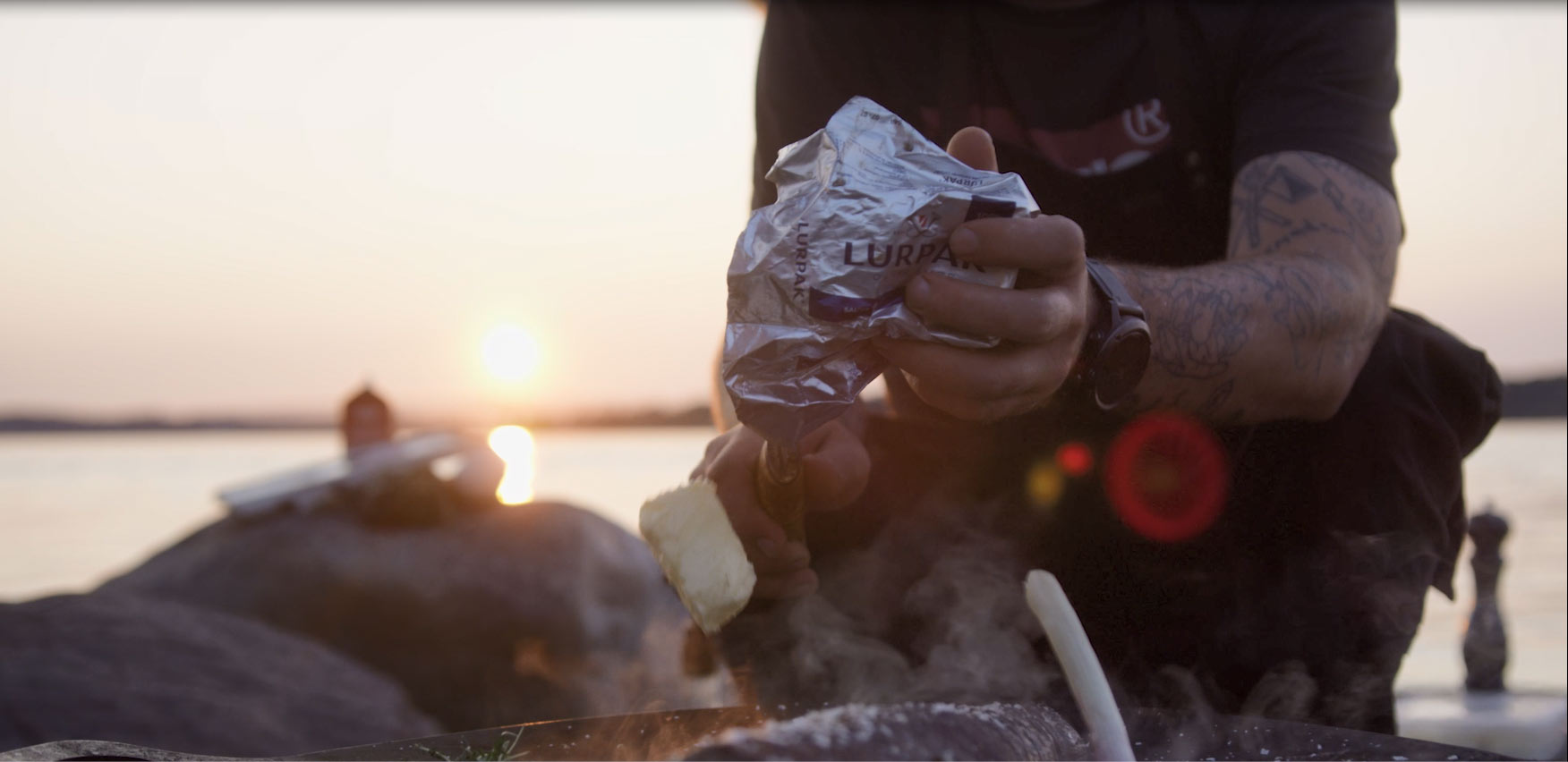 Off grid cooking med Lurpak  Lillebælt