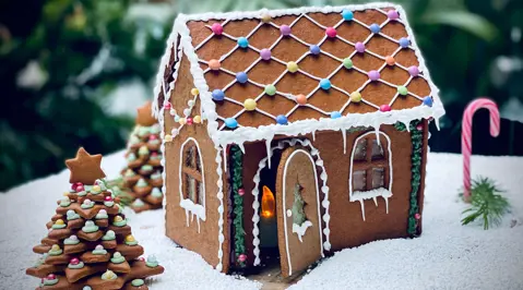 Kreativt peberkagehus