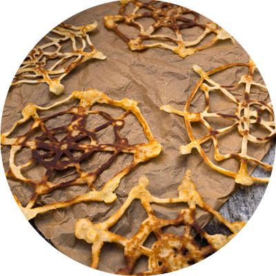 Spindelvæv af pandekagedej