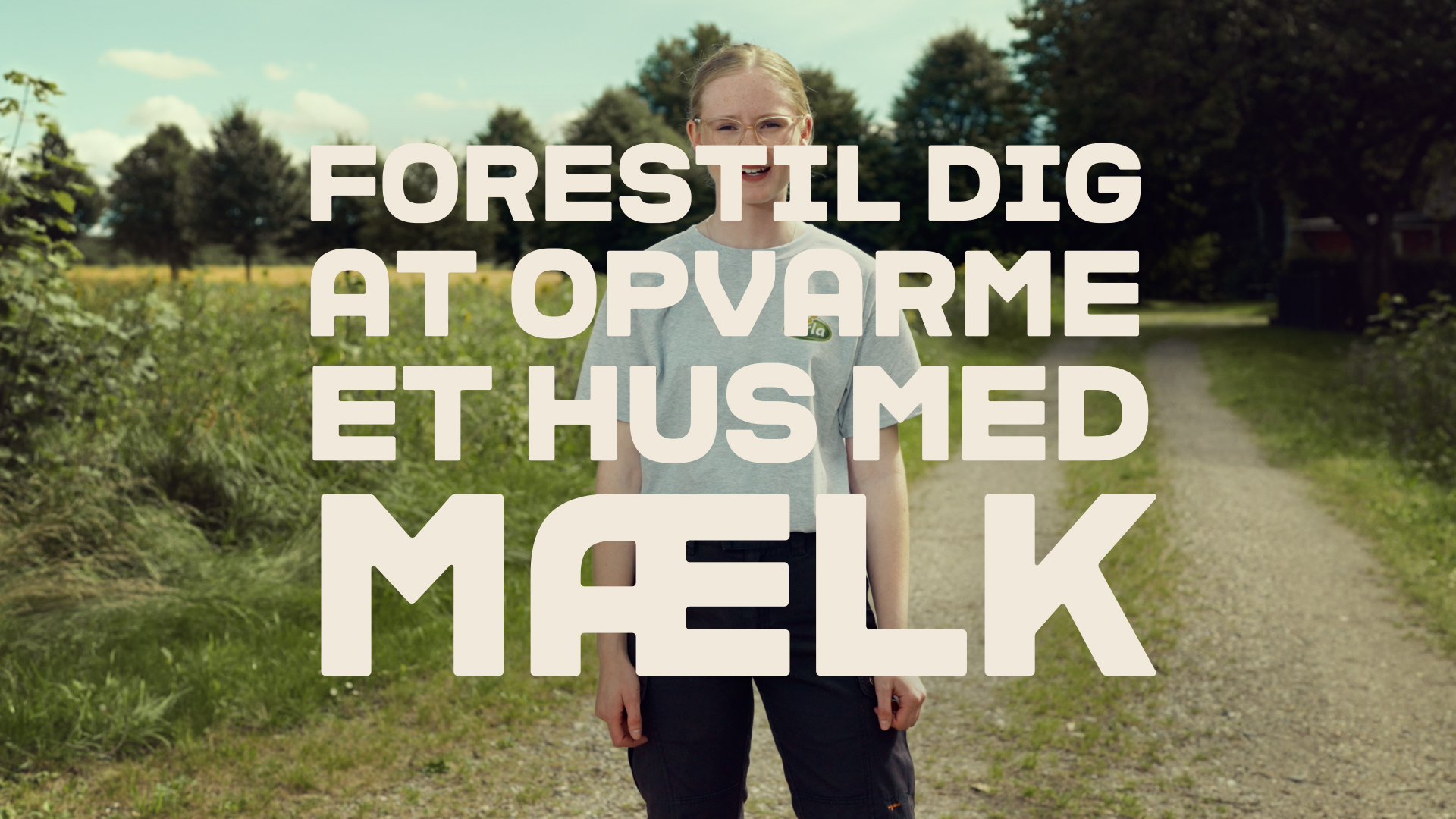 Forestil dig at opvarme stuehuset med mælk