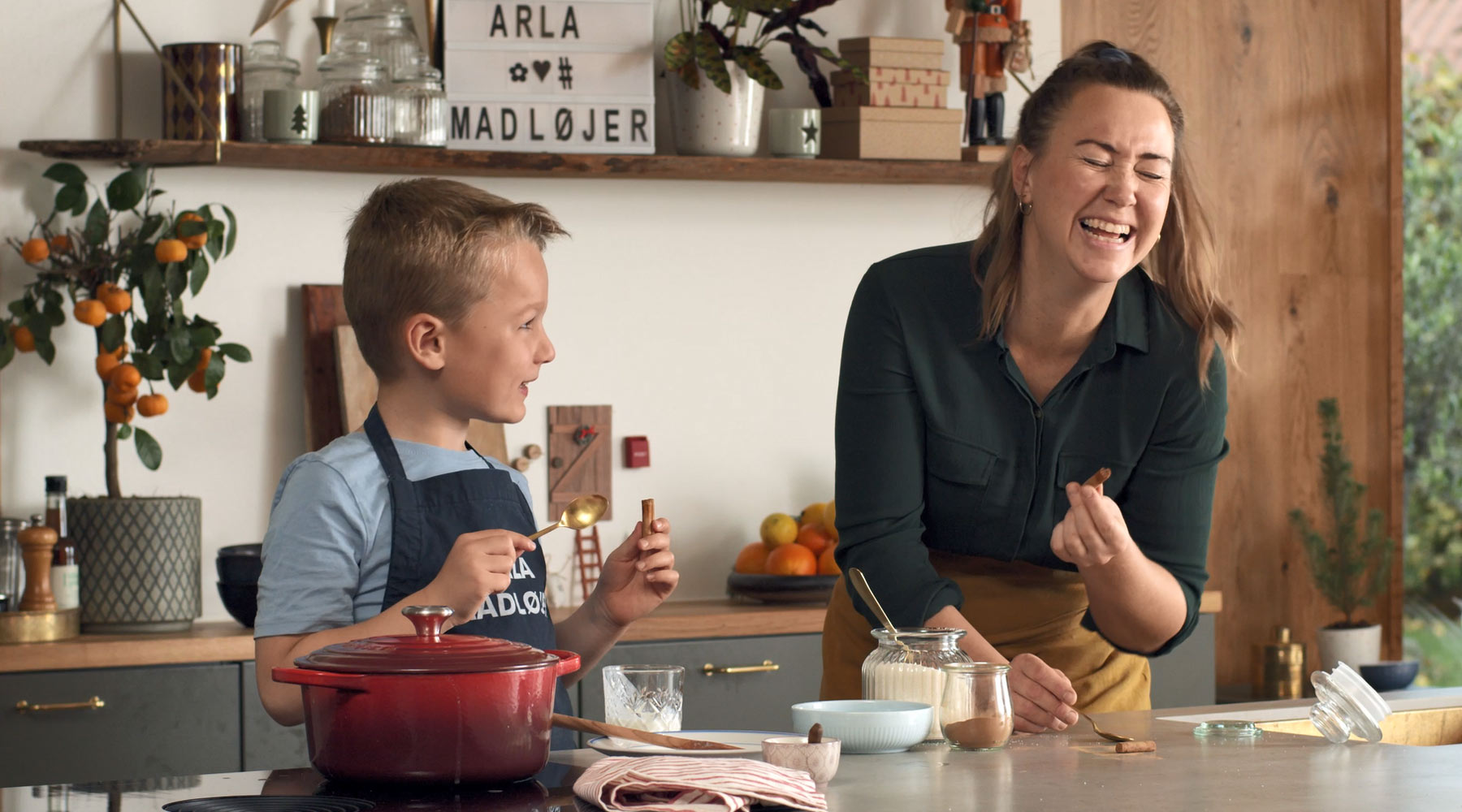 Risengrød i børnehøjde