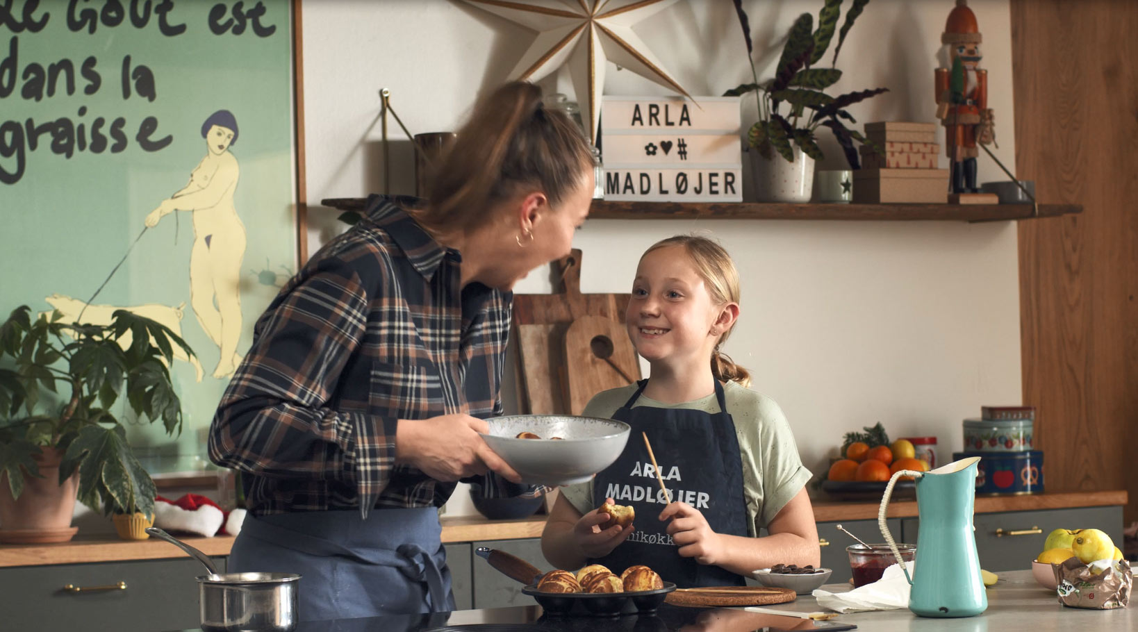 Hjemmelavede æbleskiver