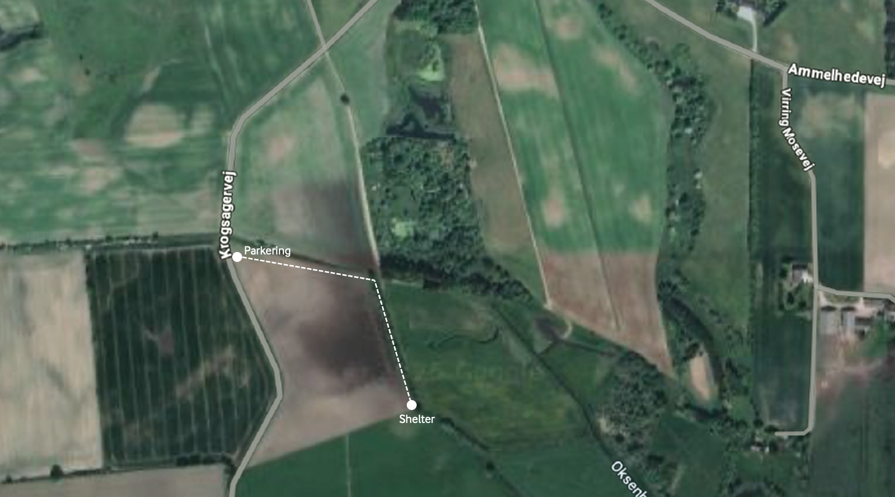 Her ligger shelteret