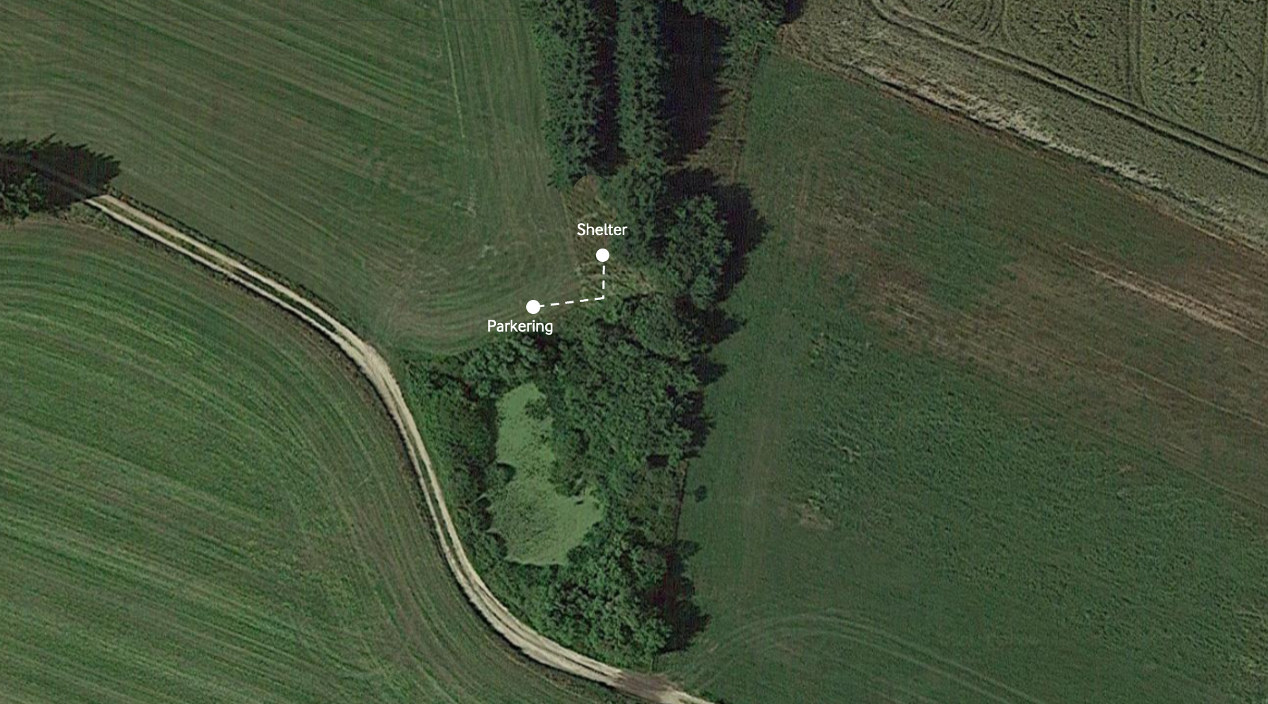 Her ligger shelteret