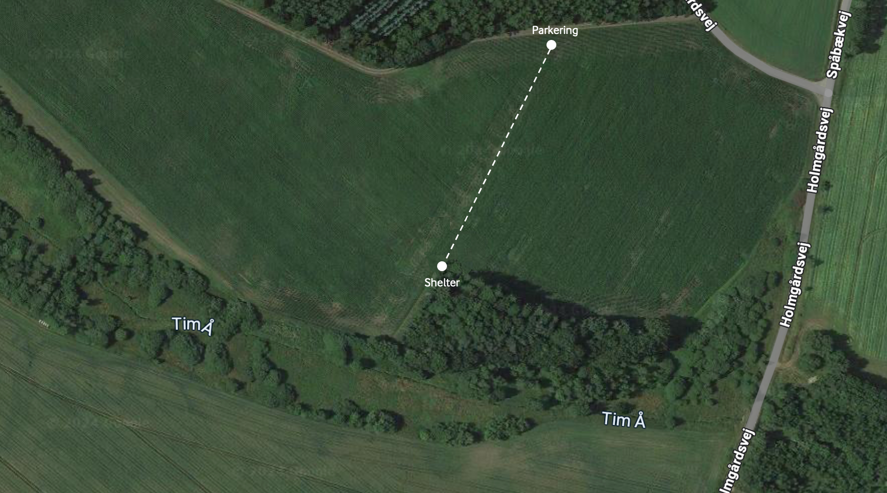 Her ligger shelteret