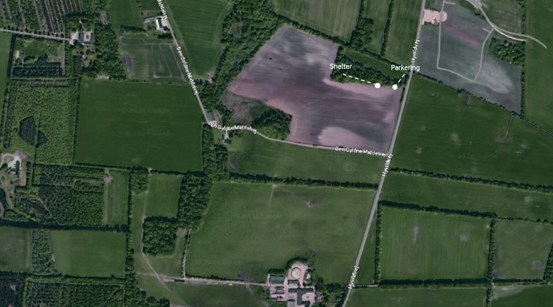 Her ligger shelteret