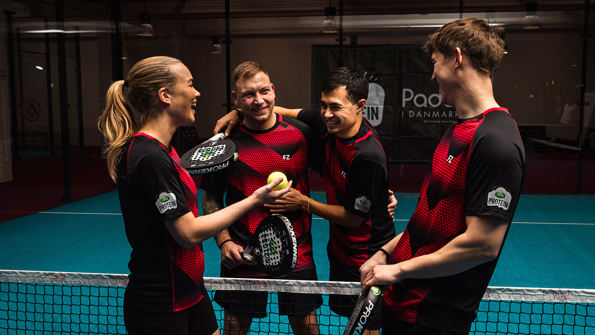 Arla Protein padel tennis